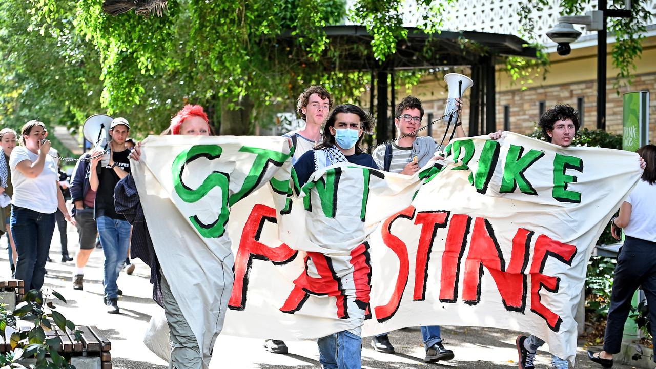 More than 100 activists took part in the rally. Picture: John Gass