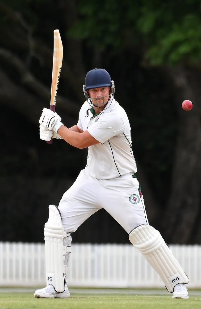 South Brisbane batsman Brandon Honeybrook Second grade Picture, John Gass