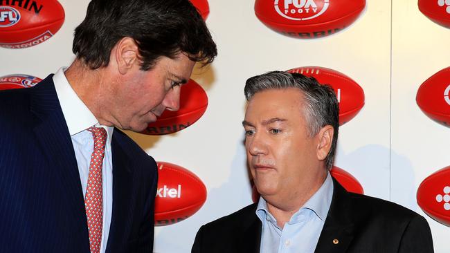 Gillon McLachlan heard Eddie’s speech. Picture: Mark Stewart