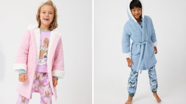 Myer kids shop dressing gowns