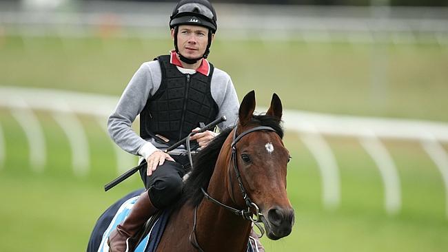 Jockey Jamie Spencer will ride Dunaden in the Melbourne Cup. Picture: Wayne Ludbey