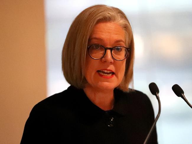 15/07/2019  Karen Chester deputy chair ASIC at the MCG for the economics society of Australia conference.Picture: David Geraghty / The Australian.