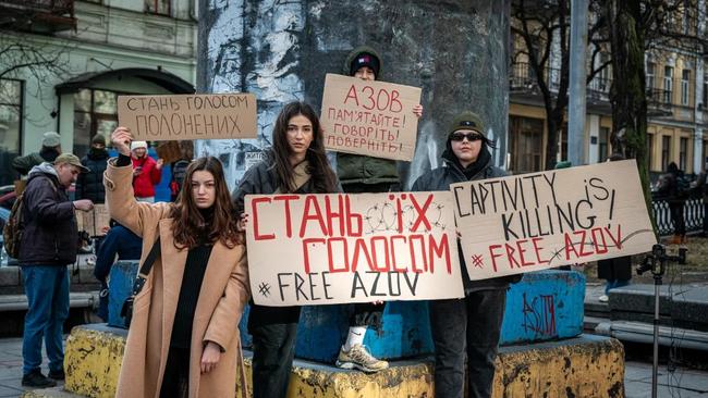 Some of the Ukrainian soldiers have been held for three years. Picture: Ignacio Marin/Anadolu/Getty Images