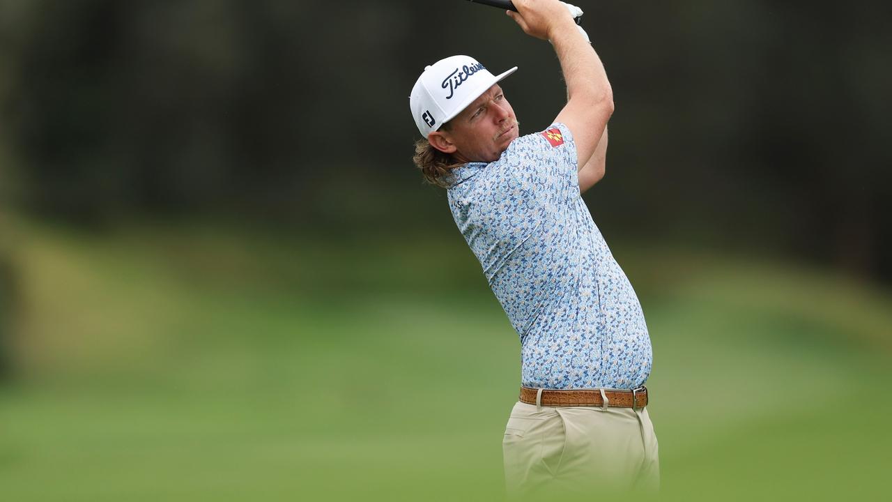 Cameron Smith was out on course in Sydney on Tuesday preparing for the Australian Open. (Photo by Matt King/Getty Images)