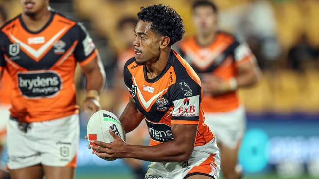 Jahream Bula could be the Tigers’ best fullback since James Tedesco. Picture: Getty