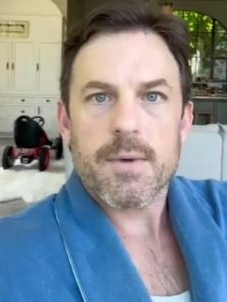 He described breaking his foot in a video posted to the band’s Instagram account. Picture: Instagram
