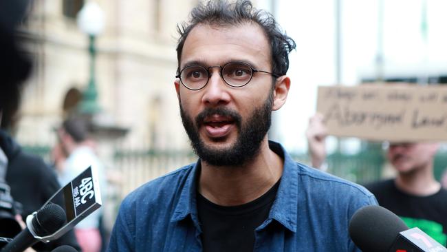 Councillor Jonathan Sri says Brisbane City Council are suppressing peaceful protest. Picture: AAP/Image Sarah Marshall