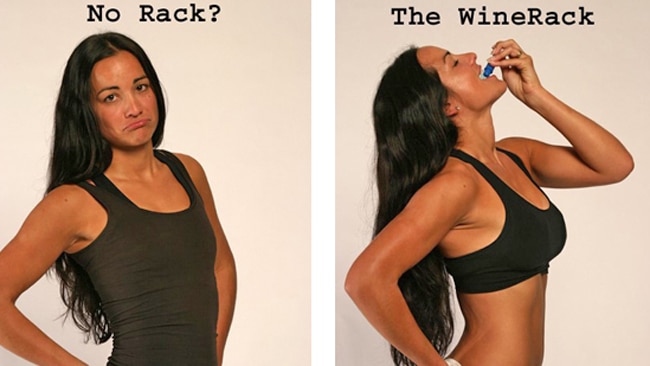 For the girl who has everything – a wearable wine rack