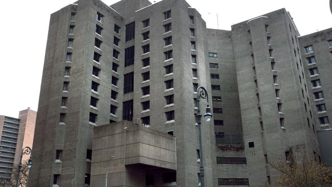 The Metropolitan Correctional Center, where Jeffrey Epstein died while in custody. Picture: Spencer Platt/Getty Images/AFP