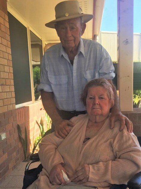 WORRIED SICK: Tarcoola resident Ivy Hite, 82, and her husband Ray Hite 89 will be forced to separate if Tarcoola closes. Pic: Supplied