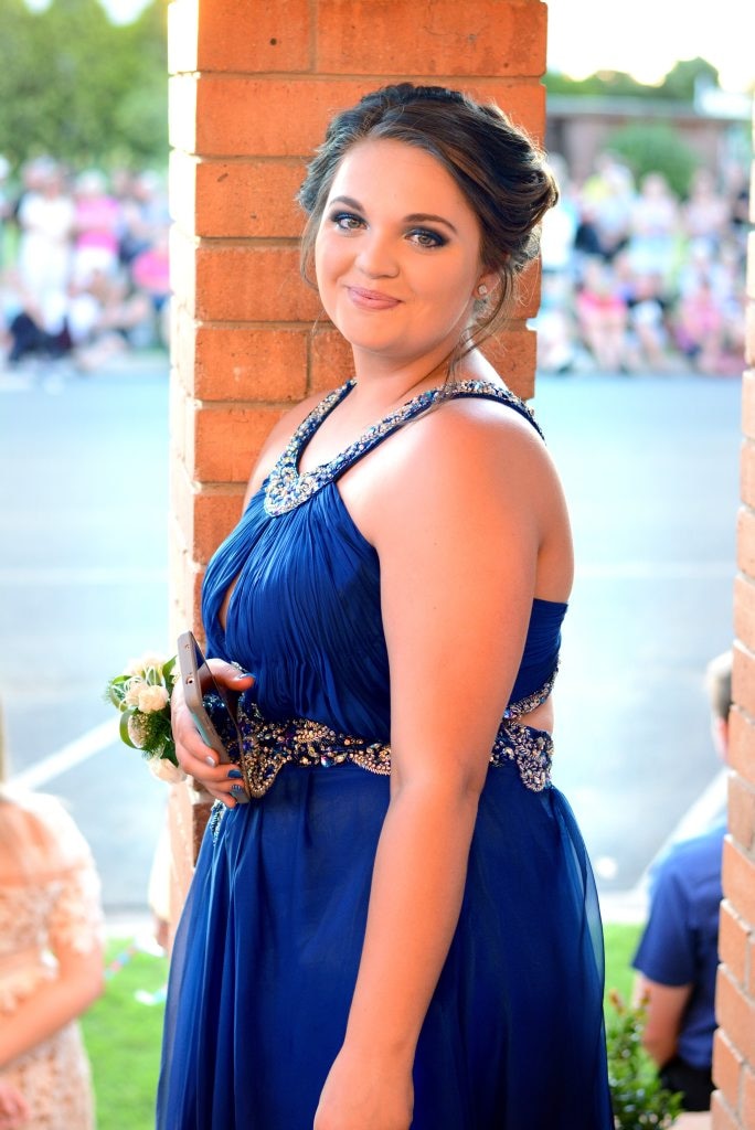 Pittsworth State High School formal 2015 Jessie Maloney. Picture: Photo Contributed