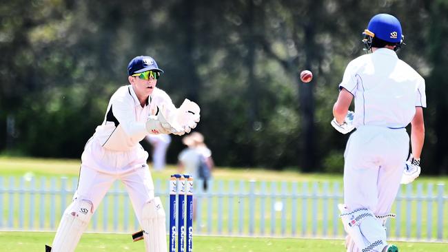 GPS First XI cricket between Churchie and Brisbane Grammar School. Saturday January 27, 2024. Picture, John Gass