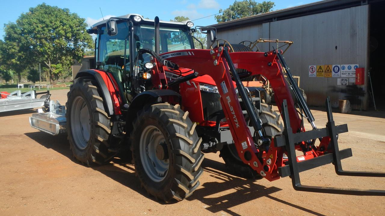 Rennie was last seen driving a red Massey tractor. Picture: Queensland Police