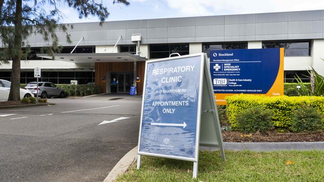 A new respiratory clinic in Ryde. It's up and running to help tackle spread of COVID-19. Picture: Matthew Vasilescu.