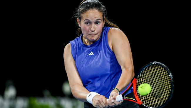 Daria Kasatkina had high praise for Emerson Jones after her win over the teenager on Wednesday night. Picture: Mark Brake/Getty Images