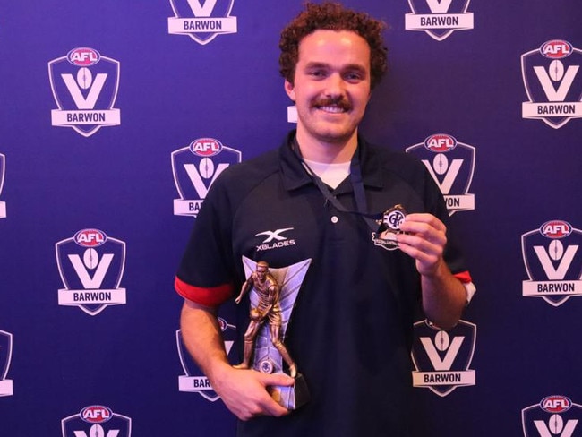 Doyle Madigan won the 2024 Mathieson Medal. Picture: AFL Barwon