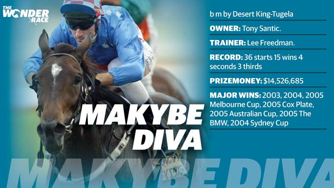 Makybe Diva — What you need to know: Art: Irene Sclavos