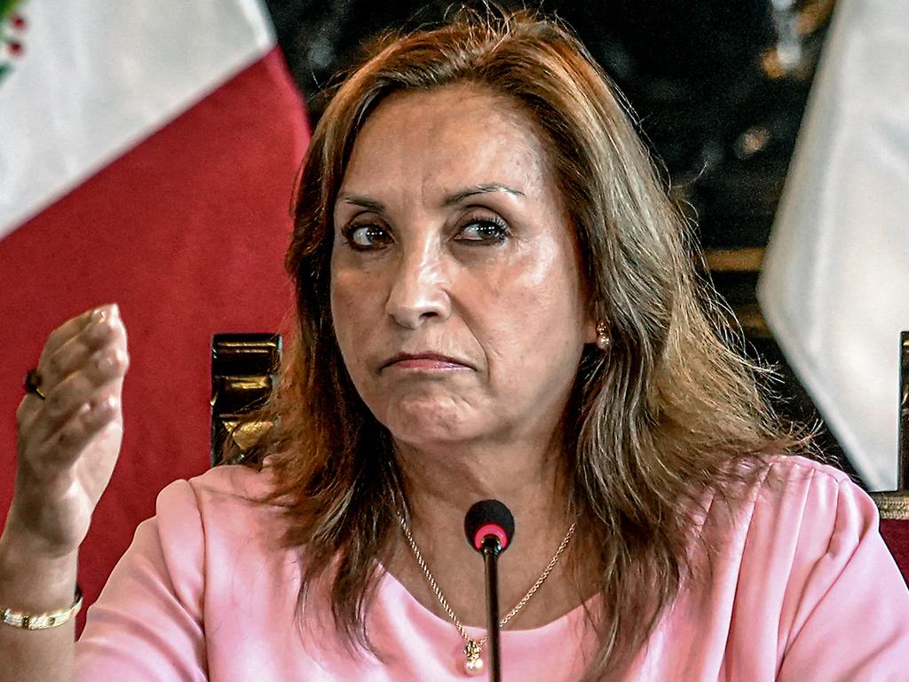 Peru's President Dina Boluarte.