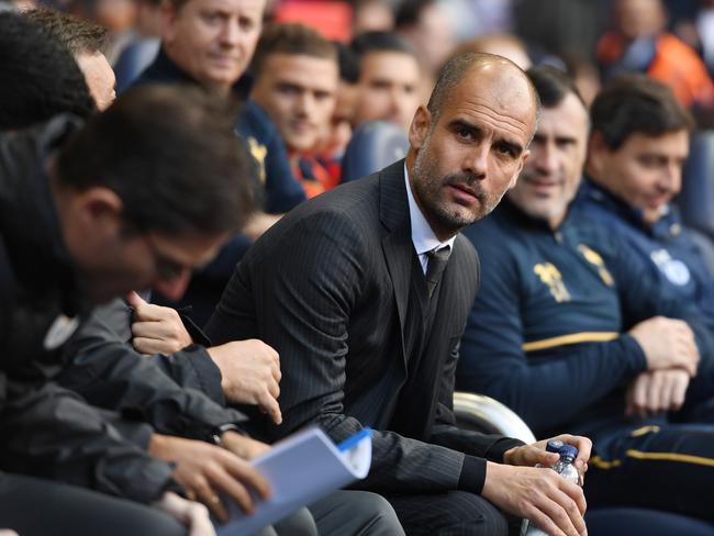 Pep Guardiola again benched Aguero.