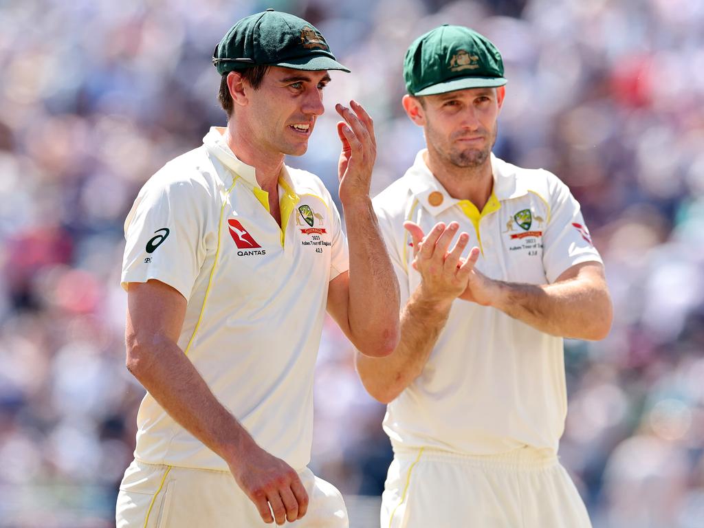 How Cummins handles the final innings at Headingley could prove an important test of his captaincy. Picture: Jan Kruger/Getty Images