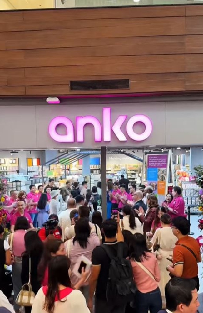 Shoppers raced inside to get their hands on the budget goods. Picture: TikTok/@anko_philippines