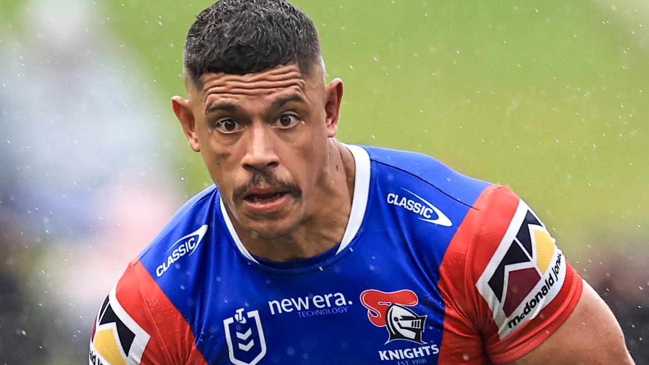 Dane Gagai of the Knights. Photo by Mark Evans/Getty Images.