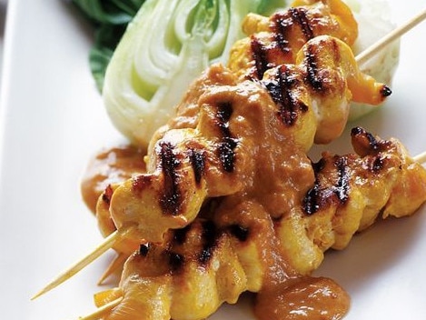 Satay chicken.