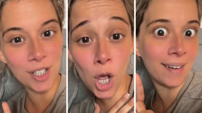 This social media influencer's rant about Donald Trump, in the wake of Joe Biden calling his supporters ‘garbage’, has gone viral. Picture: TikTok