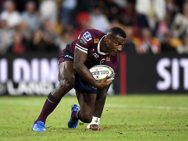 \Suliasi Vunivalu will get plenty of ball against Moana Pasifika. Picture: Albert Perez/Getty Images