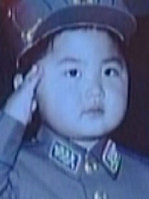 Kim Jong-un as a child. Picture: PBS/Frontline