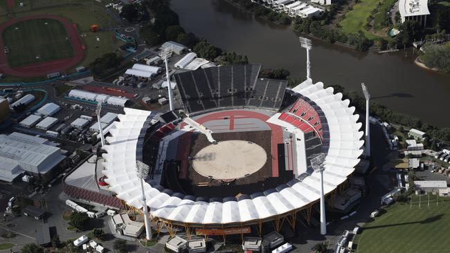 Metricon Stadium, Commonwealth Games opening ceremony venue. Picture: NIGEL HALLETT