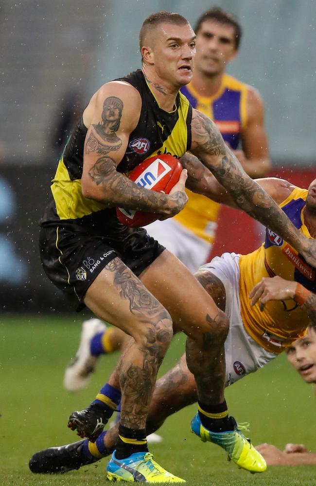 Martin’s best clearance game was in early 2017. Picture: Michael Willson/AFL Media