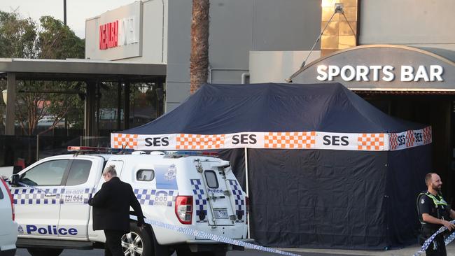 Police are investigating a man’s death outside the Kealba Hotel. Picture: David Crosling