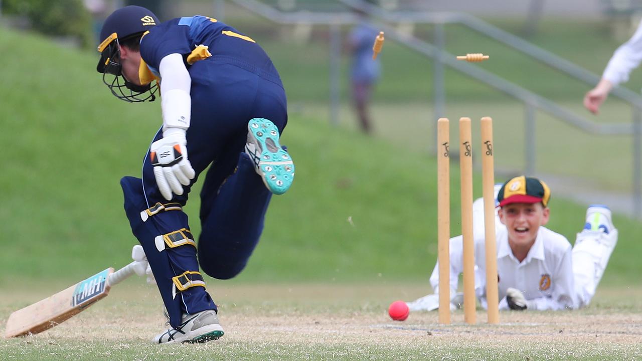 Final of the Queensland Junior Representative cricket Carnival at TSS. Gold Coast Dolphins (batting) v Bears. Picture Glenn Hampson