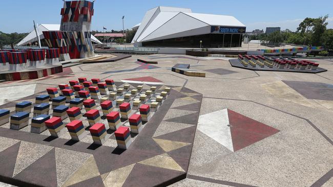 Hajek’s sculptures between the Festival Centre and Parliament House will be demolished after they were installed in 1977.