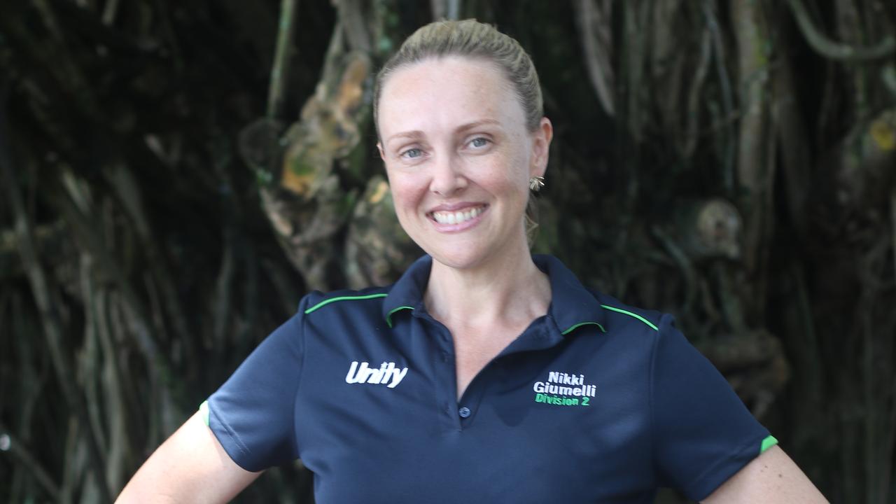 Cairns businesswoman Nikki Giumelli is part of the Unity team. Ms Giumelli is running in Division Two. Image: Samuel Davis.