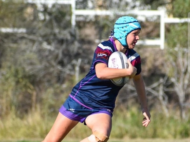 Ipswich SHS winger Emily Jackwitz.