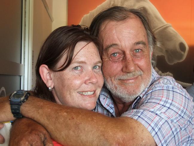 SPECIAL BOND: A special bond was formed between Lucy Connelly and Rod Hartwig when he plucked her from a tree surrounding by raging flood waters to safety. Photo Sue Harris / Central &amp; North Burnett Times