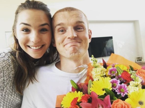 Instagram photo of Alex McKinnon and Teigan Power.