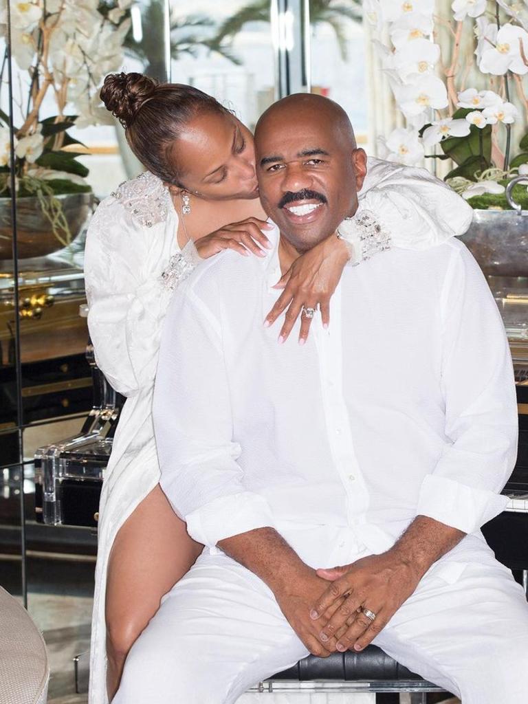 Comedian Steve Harvey shuts down claim his wife Marjorie cheated on him news.au — Australias leading news site image