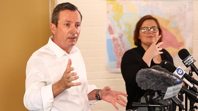 Mark McGowan has criticised the commonwealth for rejecting his proposal of using Christmas Island and defence bases close to Perth as quarantine facilities. Picture: Getty Images