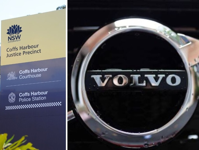 A Volvo driver was violently attacked in a 
