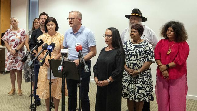 Alcohol restrictions returned to Alice Springs after the PM made an emergency visit amid surging crime. Picture: Liam Mendes / The Australian