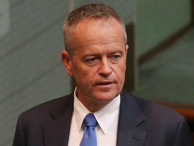 Opposition Leader Bill Shorten is shaping for an election fight over a further round of cuts ‘two or three elections down the track’ in 2024. Picture: Kym Smith