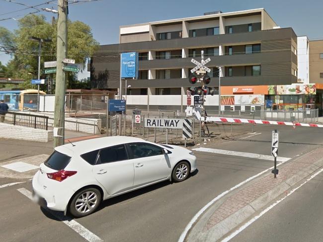 The crossing at Pascoe Vale station. Picture: Google street view