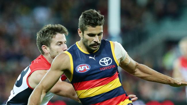 Jared Petrenko in action for the Crows. Picture: Sarah Reed