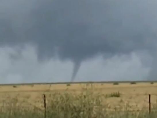 Tornado caught on film near Hamley Bridge