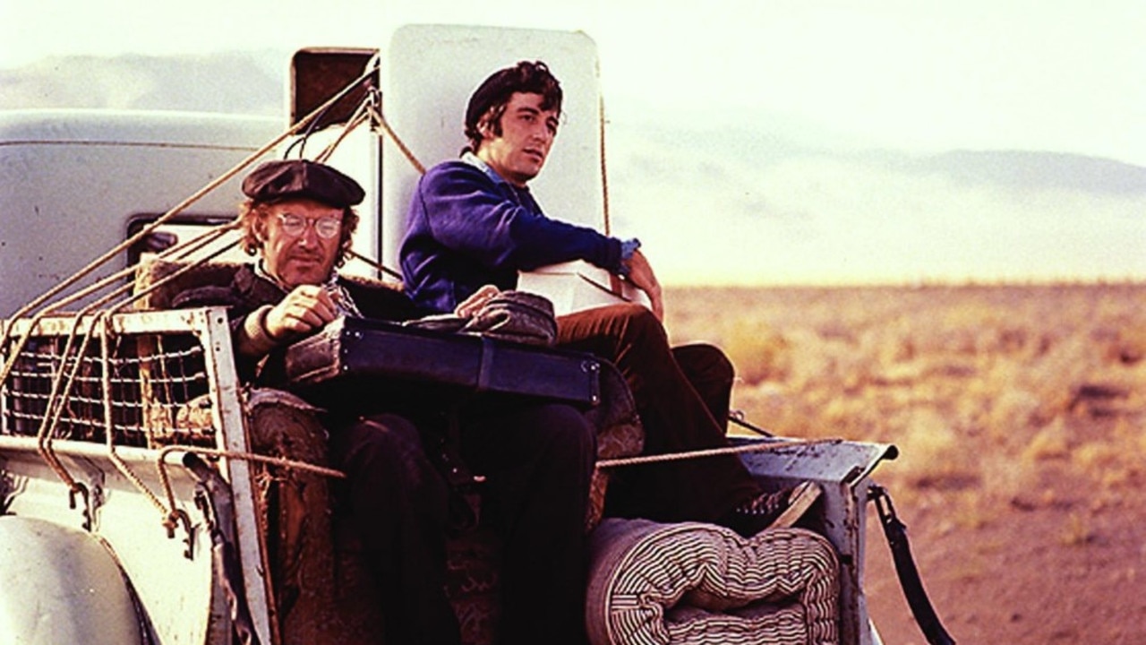 #16: Max Millan in Scarecrow (1973) - Hackman's Max, an ex-con drifter, and Al Pacino's Lion, a homeless ex-sailor, buddy up as they head east together.