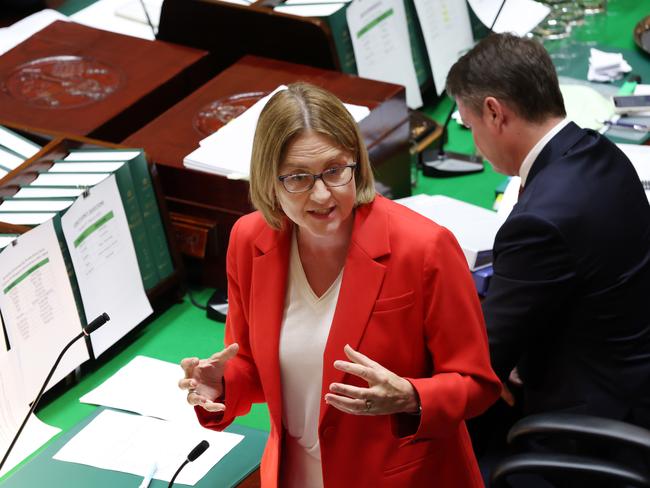 MELBOURNE, AUSTRALIA- NewsWire Photos MARCH 4, 2025: Premier Jacinta Allan during question time in the Legislative Assembly in the Victorian Parliament. Picture:  NewsWire/ David Crosling