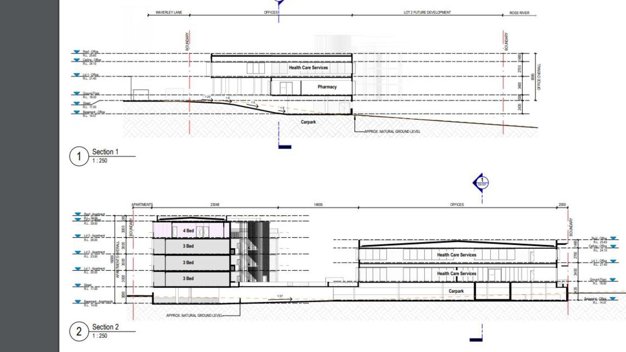 The proposal for 12-14 Waverley Lane.